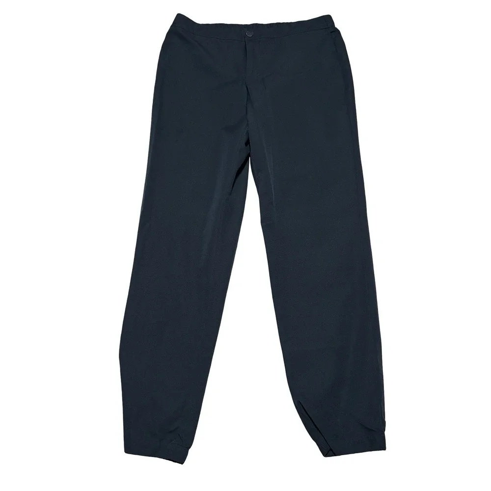Banana Republic Men's 100% Polyester Tapered Pants Navy Size 34 x 30